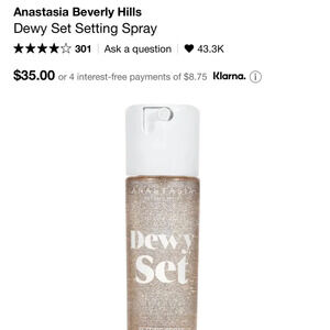 Brand new Anastasia Beverly Hills Setting spray